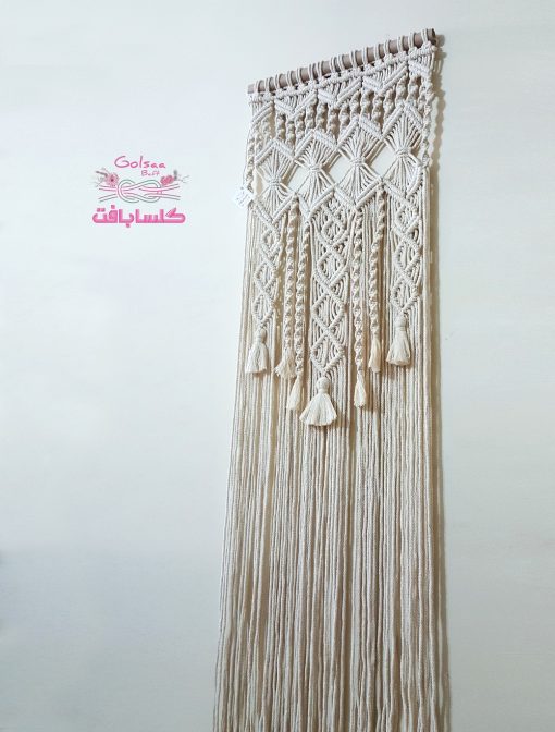 پرده مکرومه بافی